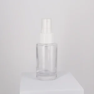 50ml Flat Shoulder Glass Serum Bottle with Dropper | 24-410 Neck Finish | For Serums Face Oils & Cosmetics |