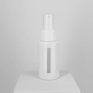 50ml Flat Shoulder White Glass Sprayer Bottle