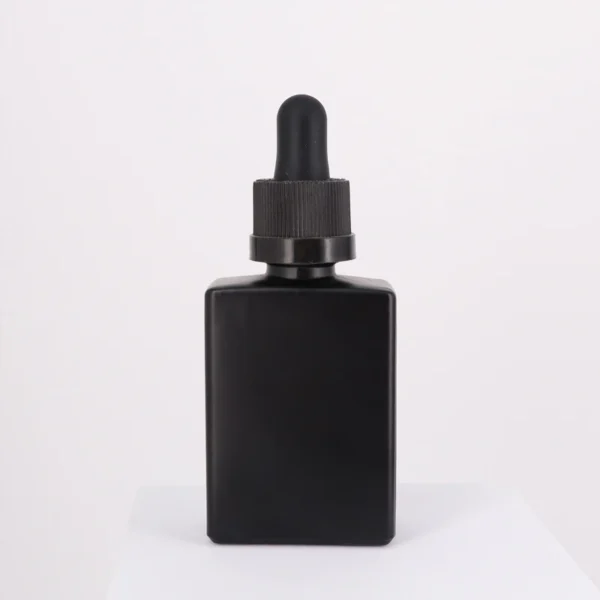 30ml Rectangle Glass Tincture Bottle, Childproof Cap