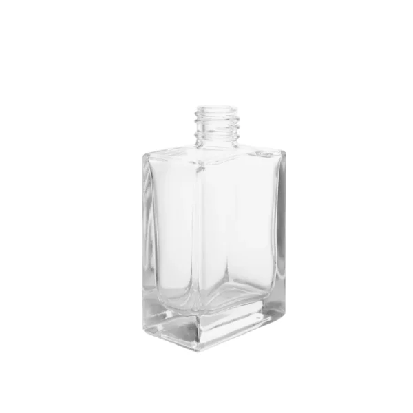 50ml Rectangle Glass Perfume Oil Bottle with Roller - Image 3