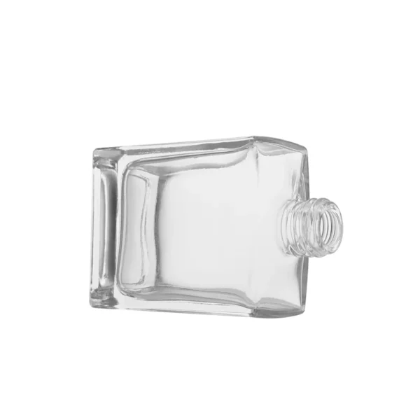 50ml Rectangle Glass Perfume Oil Bottle with Roller - Image 4