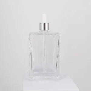 100ml Rectangle Glass Dropper Bottle