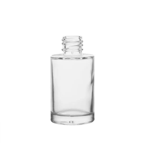 1OZ Flat Shoulder Glass Serum Bottle, 18-400 - Image 2