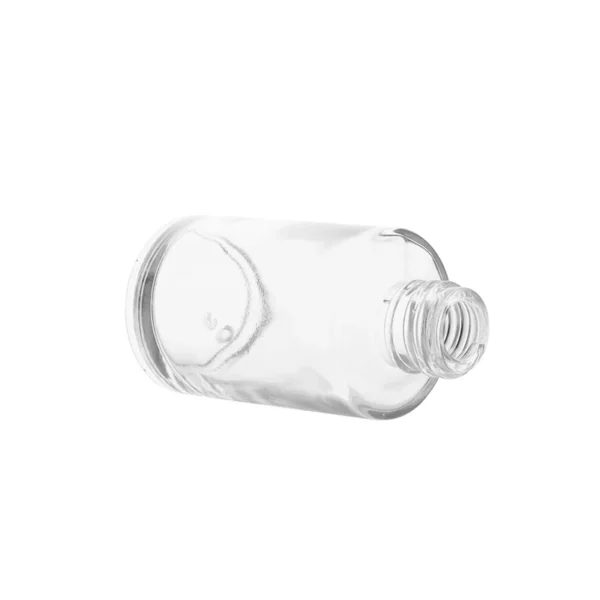 1OZ Flat Shoulder Glass Serum Bottle, 18-400 - Image 3