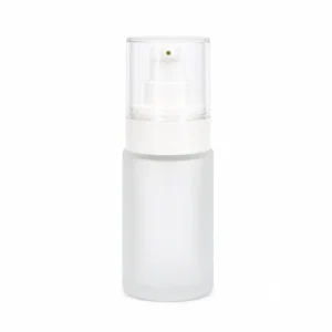 1OZ Frost Empty Foundation Bottle with Lotion Pump