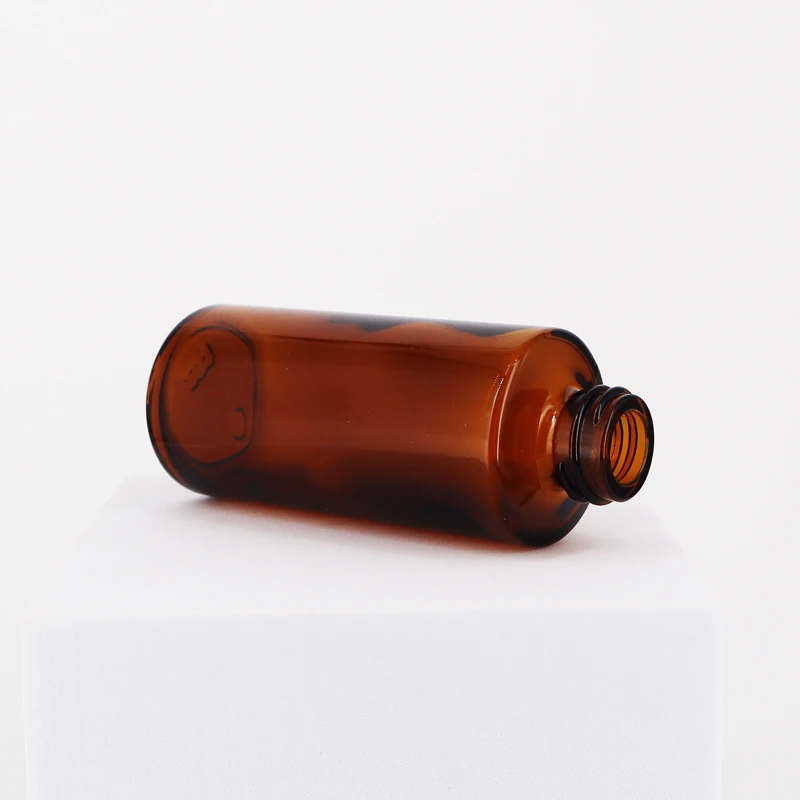 60ml Flat Shoulder Amber Glass Serum Bottle 4 60ml Flat Shoulder Amber Glass Serum Bottle - Image 4