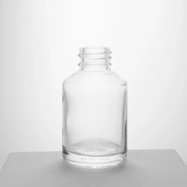 30ml Slant Shoulder  Glass Cosmetic Bottle, water transfer dropper cap - Image 3