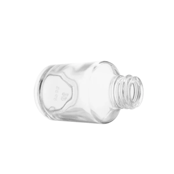 30ml Slant Shoulder  Glass Cosmetic Bottle, water transfer dropper cap - Image 2