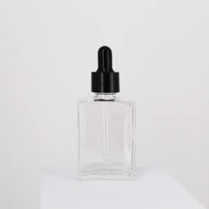 30ml Rectangle Glass Dropper Bottle
