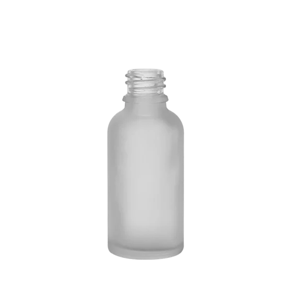 1OZ Frost Glass Tincture Bottle, Childproof Cap - Image 2