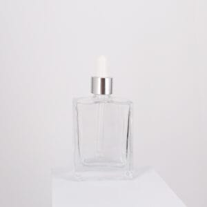 50ml Rectangle Glass Dropper Bottle