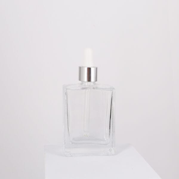 50ml Rectangle Glass Dropper Bottle