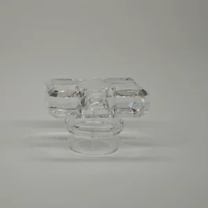 FEA15 Transparent Surlyn Perfume Bottle Cap | Glossy Finish for Luxury Fragrance & Cologne Packaging