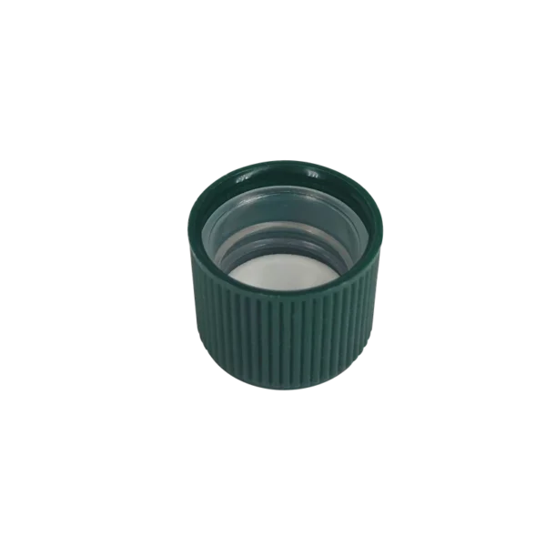 18-410 Ribbed Green Child Resistant Cap - Image 3