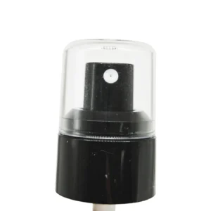 Mist sprayer 18/400 PP black glossy dose 0.13ml clear overcap