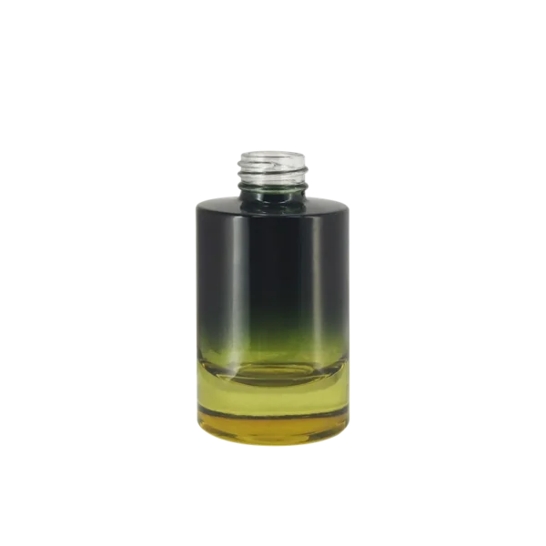 Dropper bottle 30ml, 18/410, yellow&green, cylinder