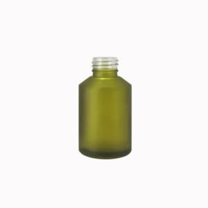 15ml Frosted Olive Green Glass Dropper Bottle 15/415 | Sloping Shoulder Design for Serums, Essential Oils & Luxury Cosmetics 3 15ml Frosted Olive Green Glass Dropper Bottle 15/415 | Sloping Shoulder Design for Serums, Essential Oils & Luxury Cosmetics - Image 3