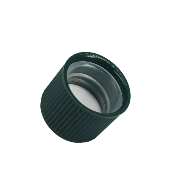 18-410 Ribbed Green Child Resistant Cap - Image 4