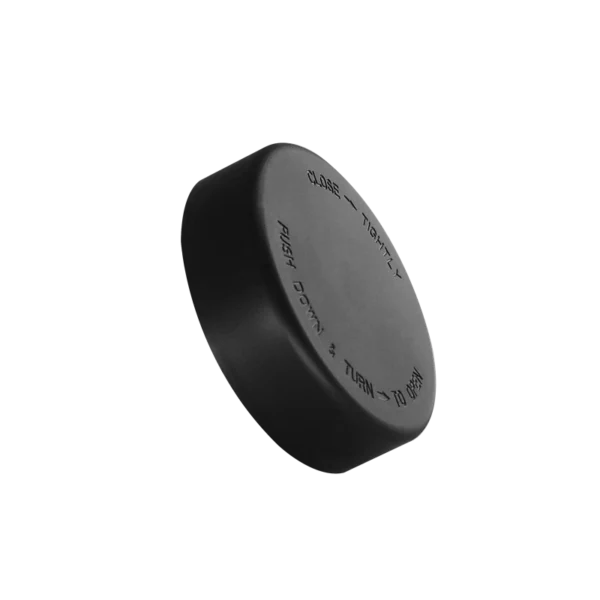 50mm Matt Black Child Resistant Cap with - Image 3