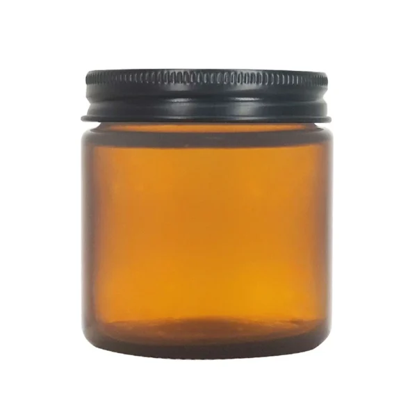 Candle Jar, 4oz,58/400 Thread,Amber - Image 4