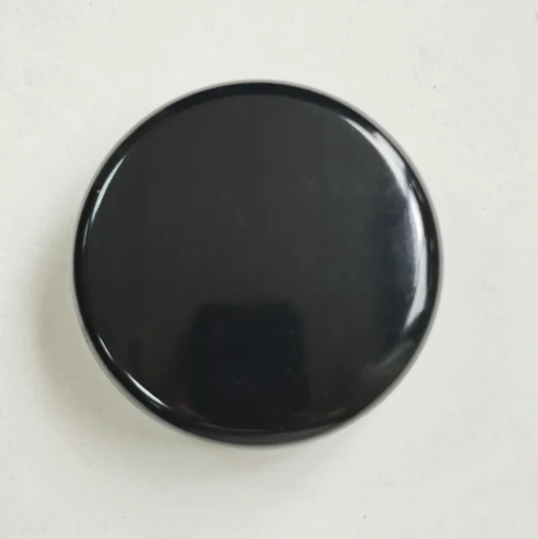 Screw Cap Morden, 47mm, Phenolic Resin, black, glossy finish, dome shape for glass jar