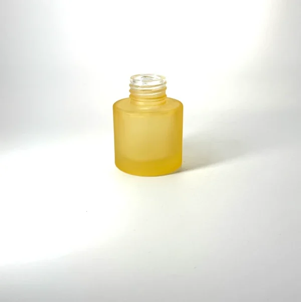Aromatherapy bottle 50ml,Cylinder,Frost Yellow