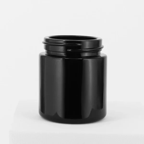 50ml UV Black Glass Jar with Bakelite Lid - Image 2