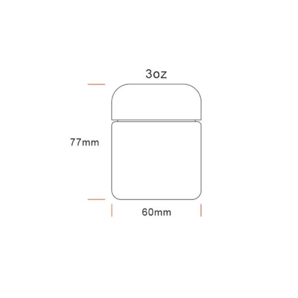 3OZ Luxe Childproof Glass Jar 8 3OZ Luxe Childproof Glass Jar