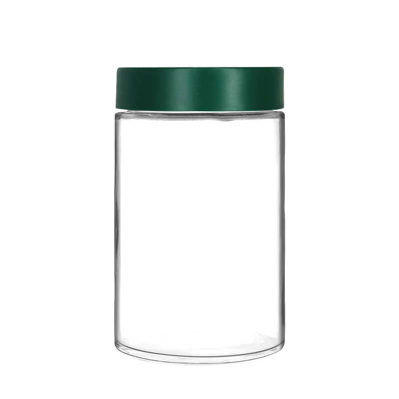 16OZ Straight Clear Glass Jar with Childproof Lid 5 16OZ Straight Clear Glass Jar with Childproof Lid - Image 5