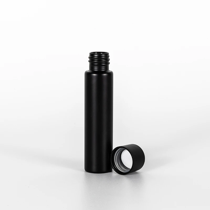 23*95mm Matt Black Glass Pre-roll Tube 3 23*95mm Matt Black Glass Pre-roll Tube - Image 3