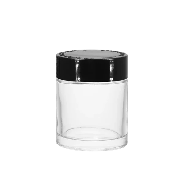 3.5OZ Heavy Base Straight Glass Jar -- 53mm 5 3.5OZ Heavy Base Straight Glass Jar -- 53mm