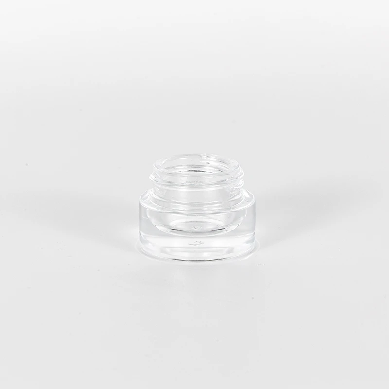 5g Clear Round Thick Well Child Resistant Concentrate Jar with Flat Bottom 2 5g Clear Round Thick Well Child Resistant Concentrate Jar with Flat Bottom - Image 2