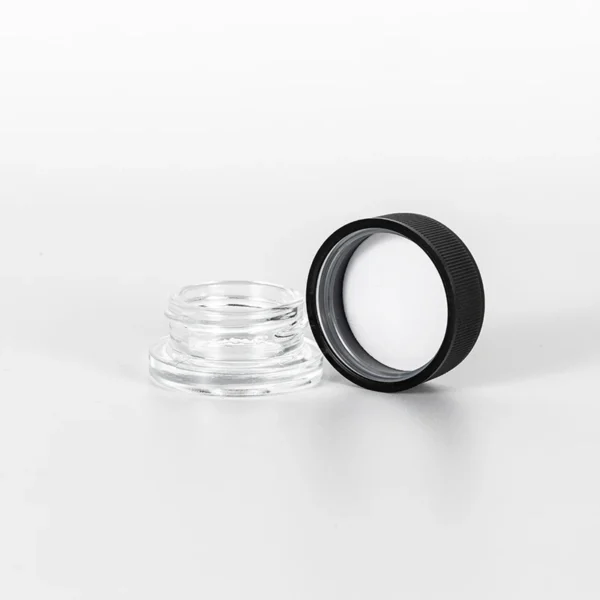 5g Clear Round Child Resistant Concentrate Jar