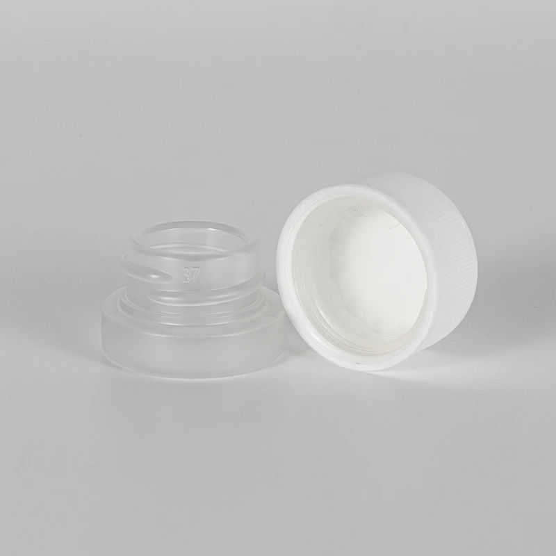 5g Matte Clear Round Child Resistant Concentrate Jar 3 5g Matte Clear Round Child Resistant Concentrate Jar - Image 3