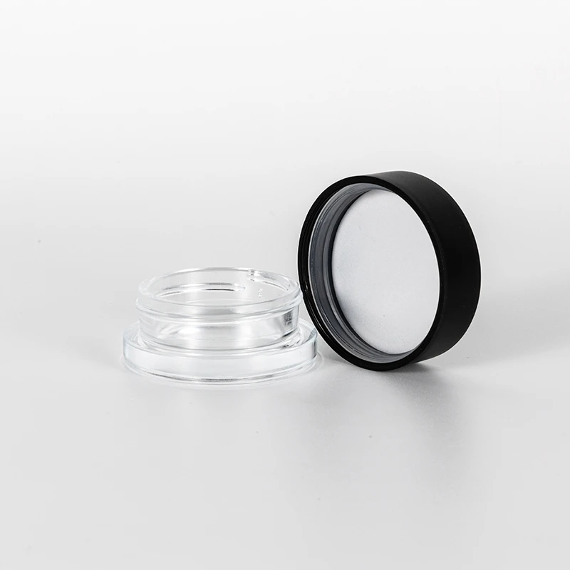 15g Clear Round Child Resistant Concentrate Jar 3 Child Resistant Concentrate Jar