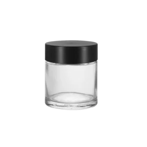 3OZ Heavy Base Straight Glass Jar --53mm