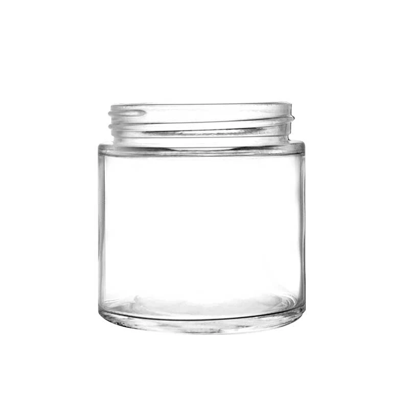 8OZ Straight Clear Glass Jar with childproof lid 2 8OZ Straight Clear Glass Jar with childproof lid - Image 2