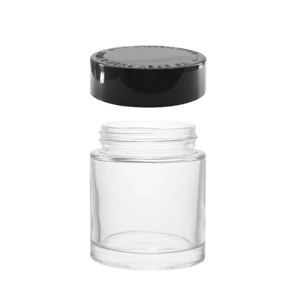 3.5OZ Heavy Base Straight Glass Jar -- 53mm 7 3.5OZ Heavy Base Straight Glass Jar -- 53mm