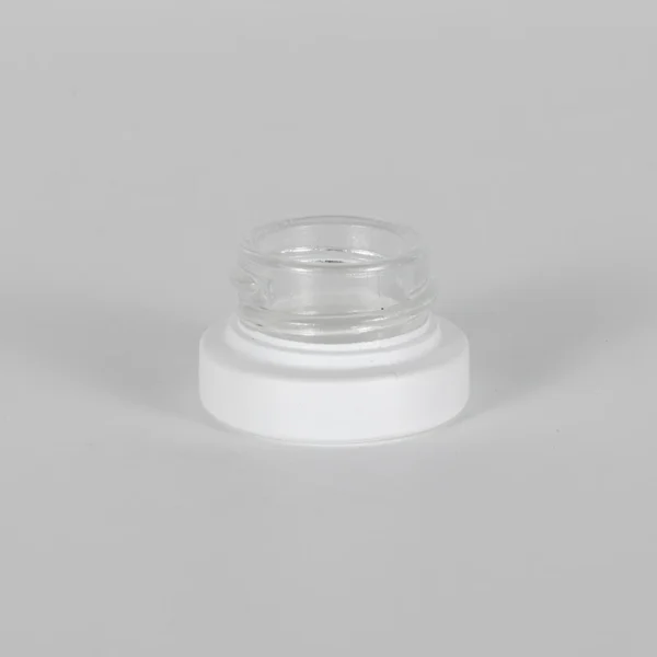5g Sprayed Matte White Round Child Resistant Concentrate Jar 6 5g Sprayed Matte White Round Child Resistant Concentrate Jar