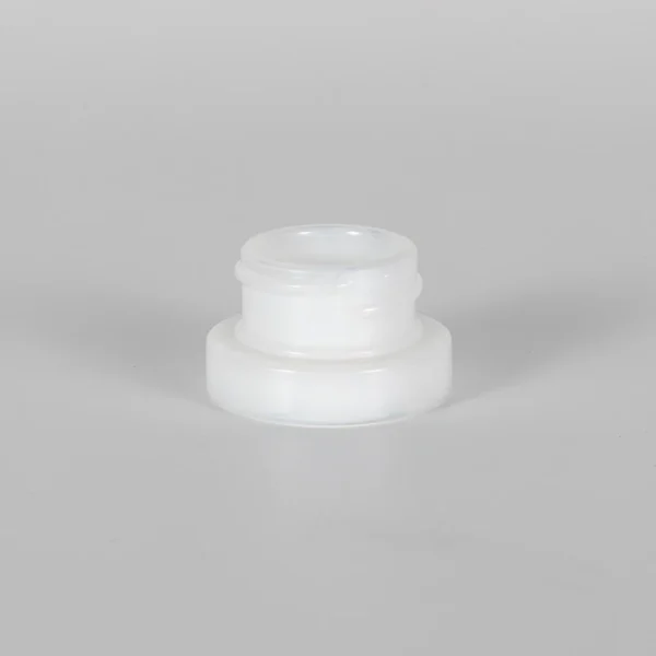 5g Round Opal White Glass Child Resistant Concentrate Jar