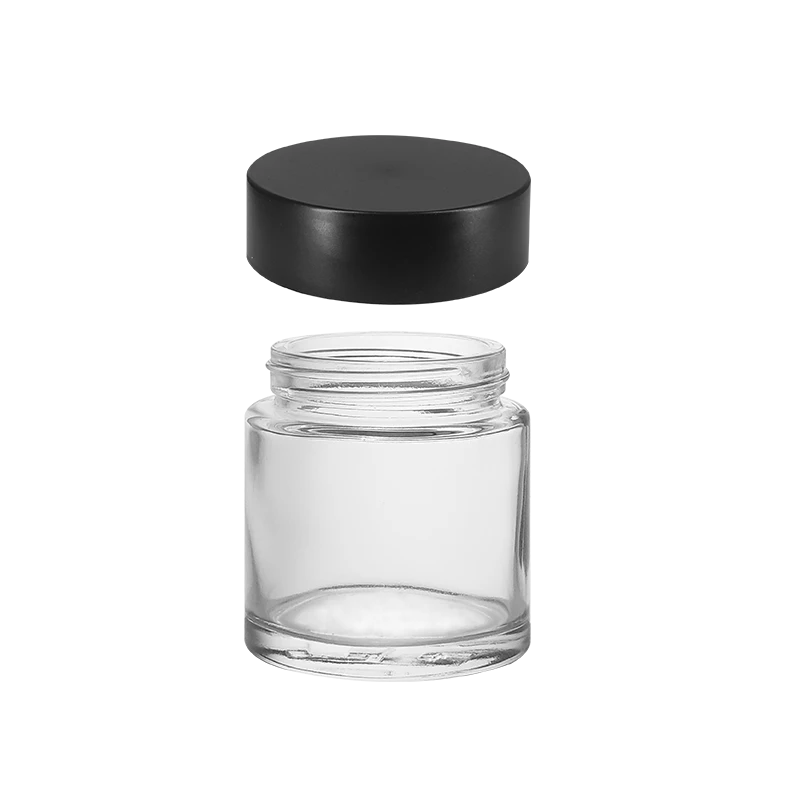 3OZ Heavy Base Straight Glass Jar --53mm 3 3OZ Heavy Base Straight Glass Jar --53mm - Image 3