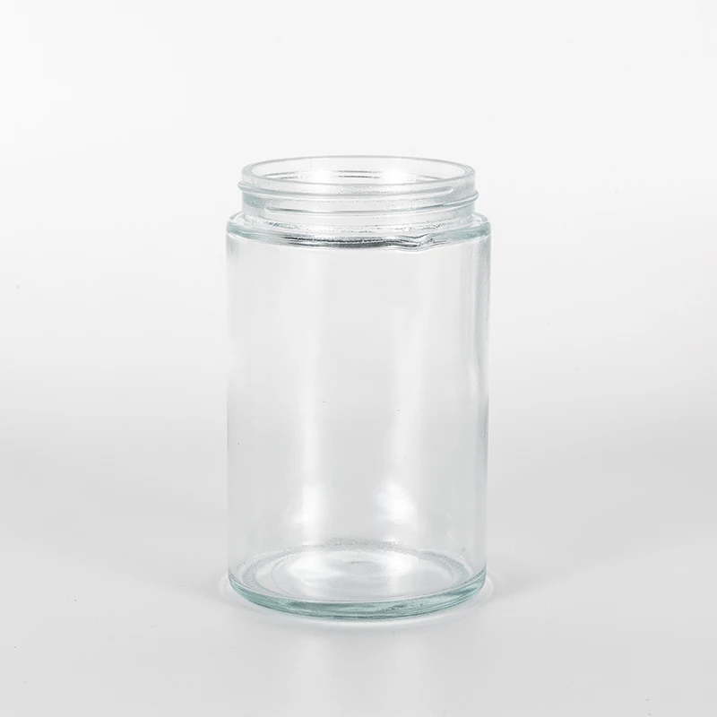 16OZ Straight Clear Glass Jar with Childproof Lid 2 16OZ Straight Clear Glass Jar with Childproof Lid - Image 2
