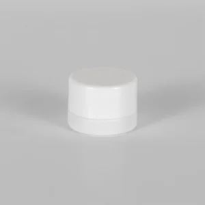 5g Sprayed Matte White Round Child Resistant Concentrate Jar