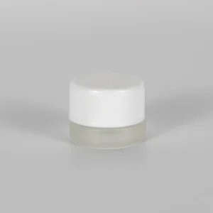5g Matte Clear Round Child Resistant Concentrate Jar