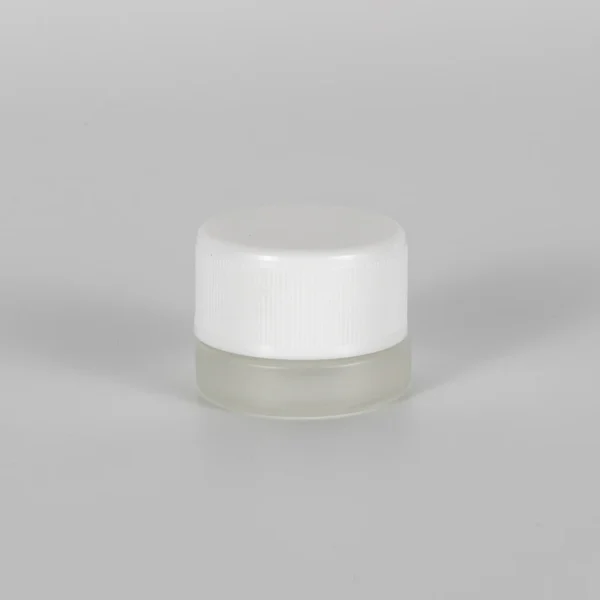 5g Matte Clear Round Child Resistant Concentrate Jar 5 5g Matte Clear Round Child Resistant Concentrate Jar
