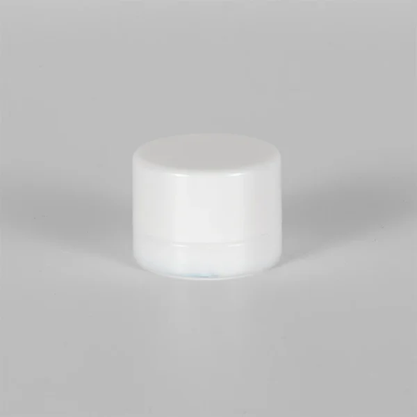 5g Round Opal White Glass Child Resistant Concentrate Jar