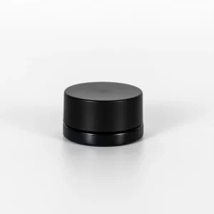 5g Round Black Glass Child Resistant Concentrate Jar