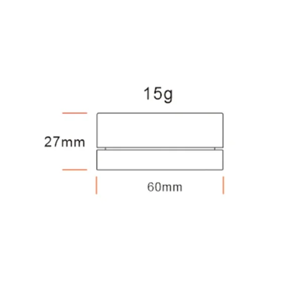Round Child Resistant Concentrate Jar