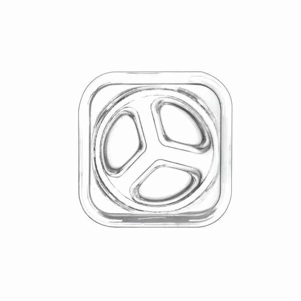 Custom Dividers 9g Clear Square Child Resistant Qube Concentrate Jar 8 9g Clear Square Child Resistant Qube Concentrate Jar