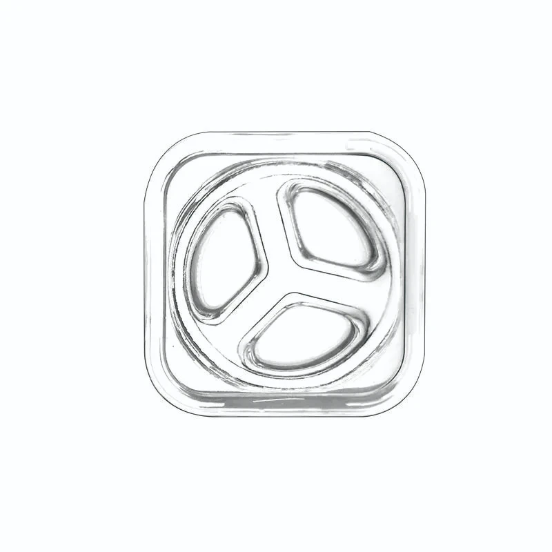 Custom Dividers 9g Clear Square Child Resistant Qube Concentrate Jar 4 9g Clear Square Child Resistant Qube Concentrate Jar
